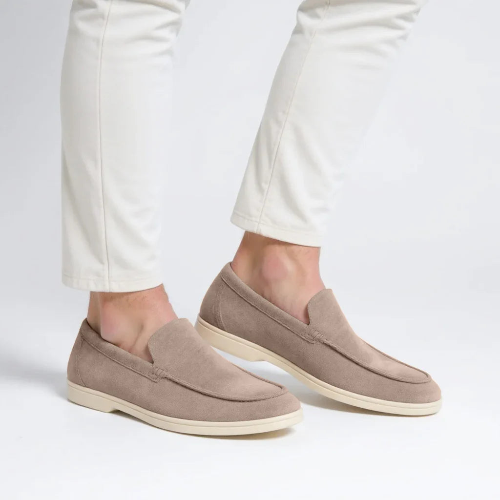 Monaco Premium Suede Loafers — Old Money Edition