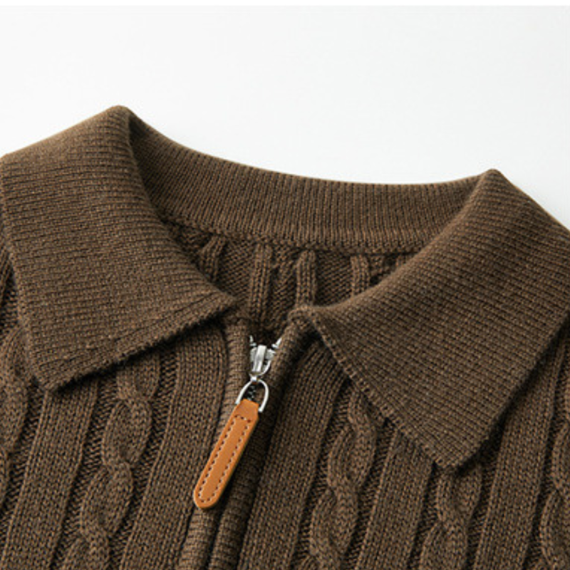 Premium Wool Zip Up