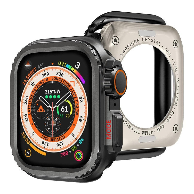 Rugged Titanium Alloy Case For Apple Watch