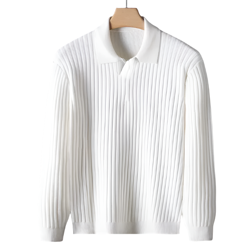 Aspen V-Neck Polo Sweater