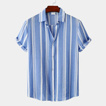 Tucks Striped Shirt