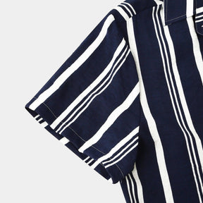 Tucks Striped Shirt