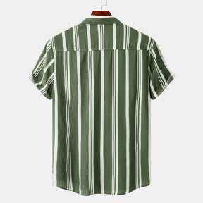 Tucks Striped Shirt