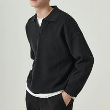 Alpine V-Neck Polo Sweater